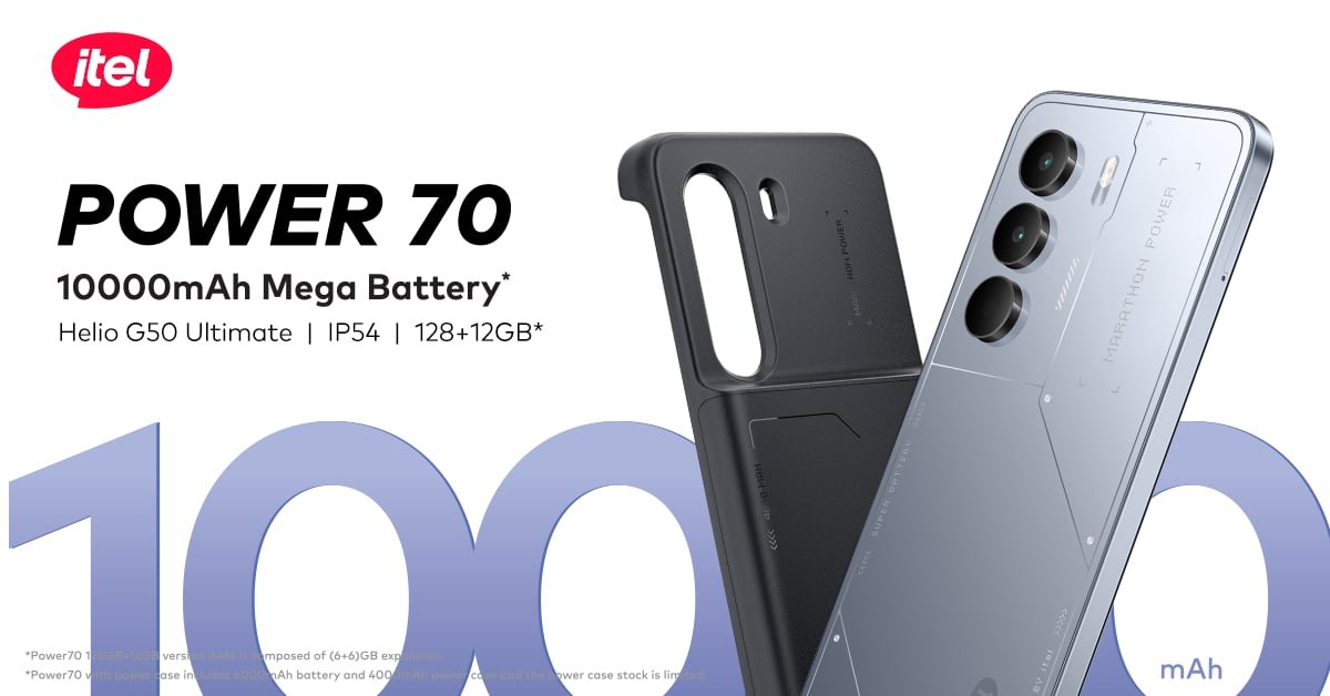 itel Power 70 Launches in Bangladesh: Experience the new era of 10,000mAh Battery